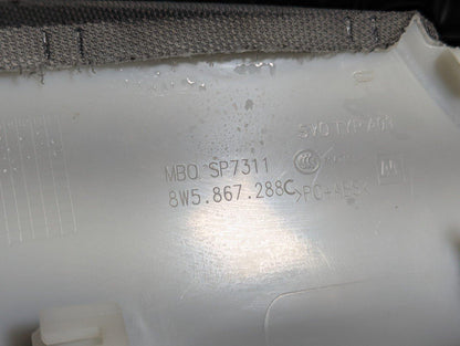 16-19 AUDI A4 B9 SALOON GENUINE OEM REAR RIGHT O/S  C-PILLAR TRIM 8W5867288