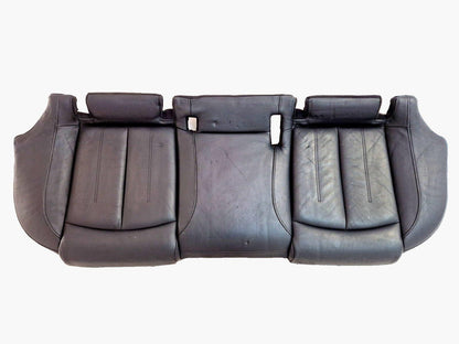 12-18 AUDI A6 C7 GENUINE BLACK LEATHER REAR SEAT BENCH 4G0885375K