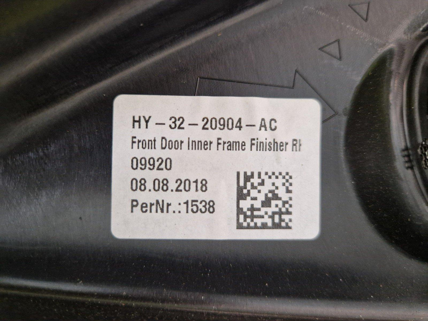 17-ON LAND ROVER DISCOVERY L462 FRONT N/S DOOR INNER TRIM HY3220904AC HY3220904A