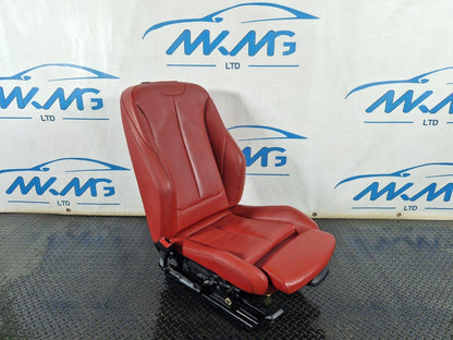 14-16 BMW 2 SERIES F22 GENUINE FRONT LEFT PASSENGER RED SEAT 7243564 9216468