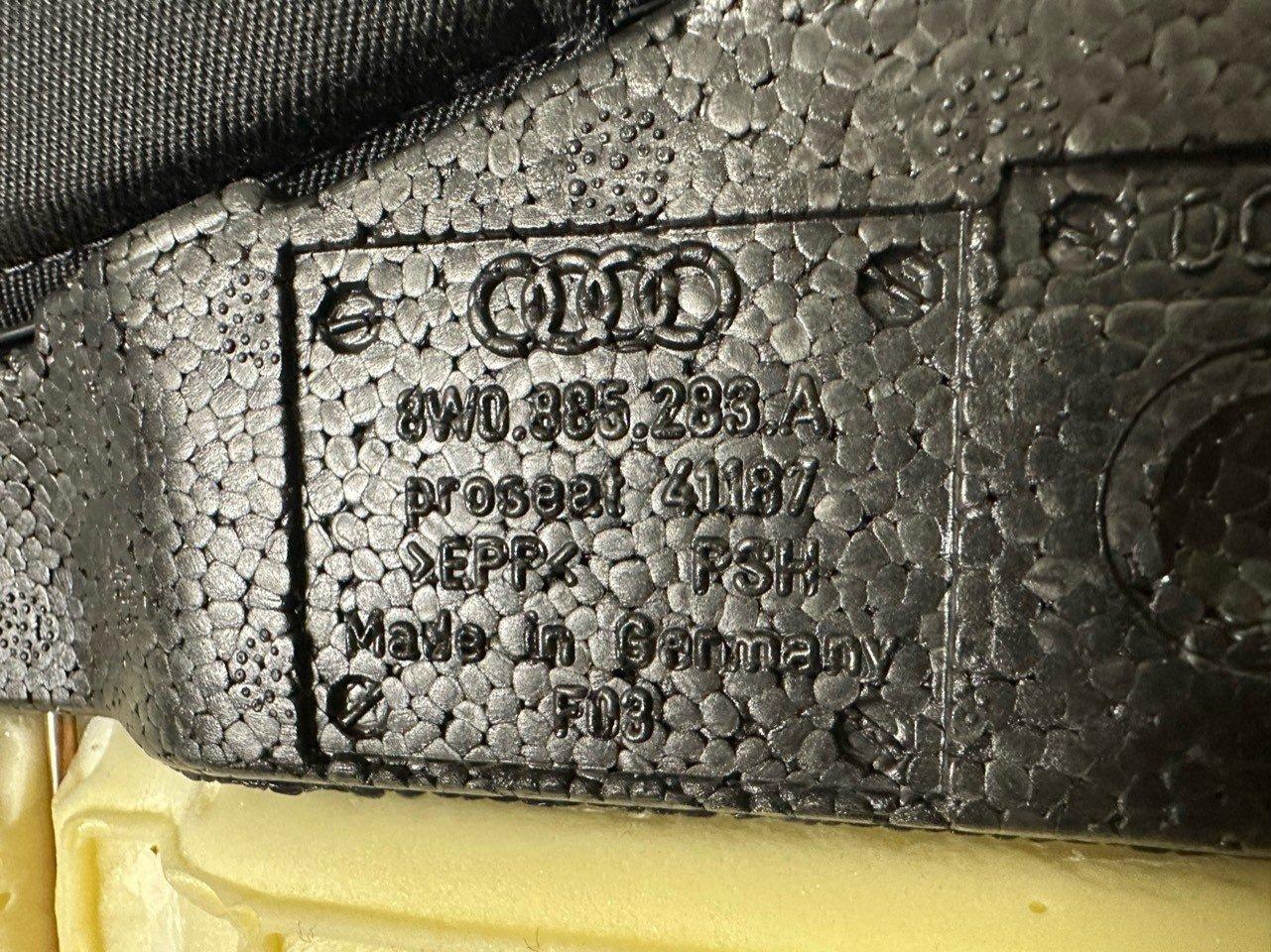 16-19 AUDI A4 B9 OEM REAR BLACK LEATHER SEAT BENCH / BASE 8W0885375A 8W0885283A