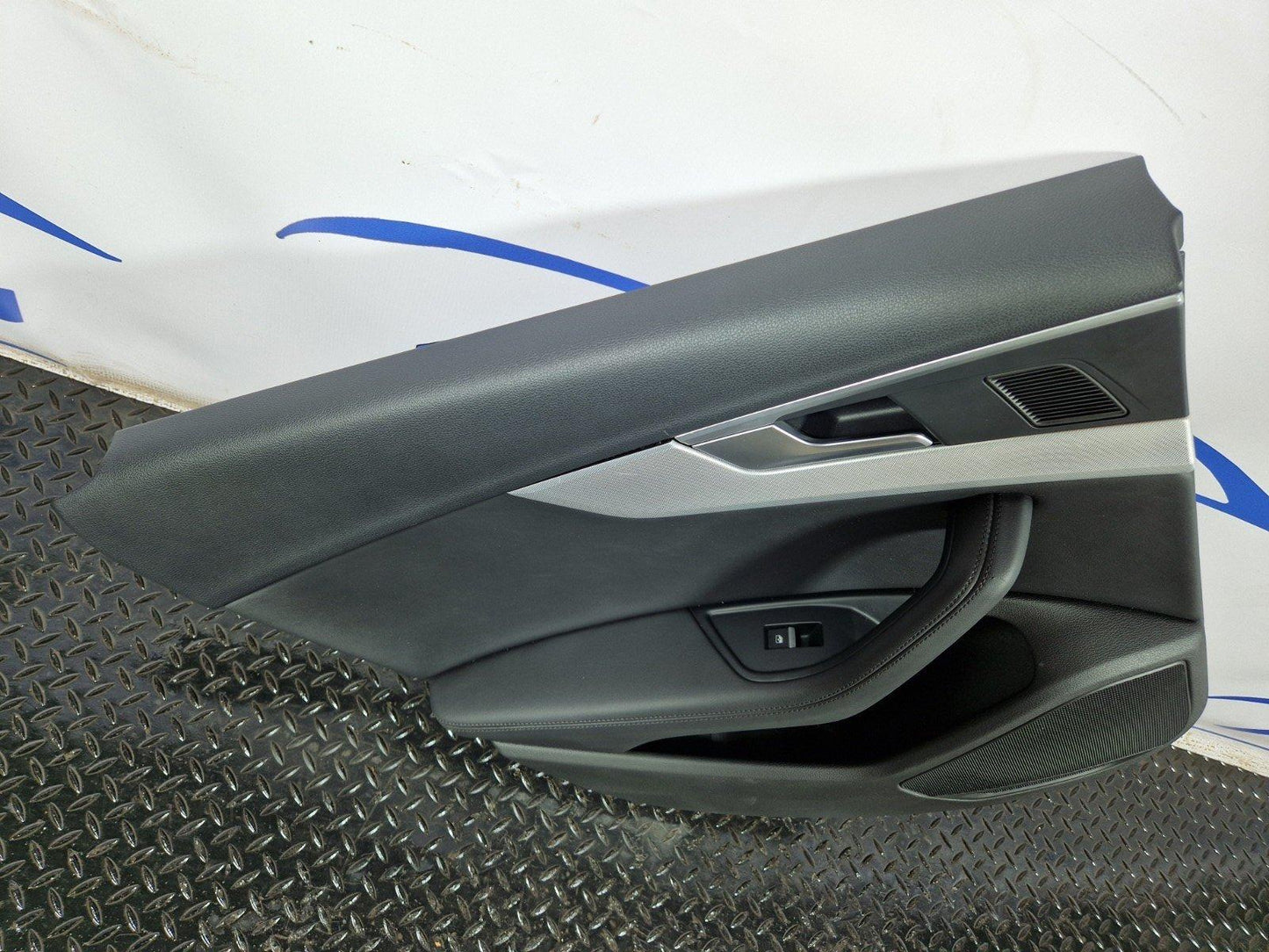 16-19 AUDI A4 B9 GENUINE REAR LEFT N/S/R LEATHER DOOR CARD PANEL