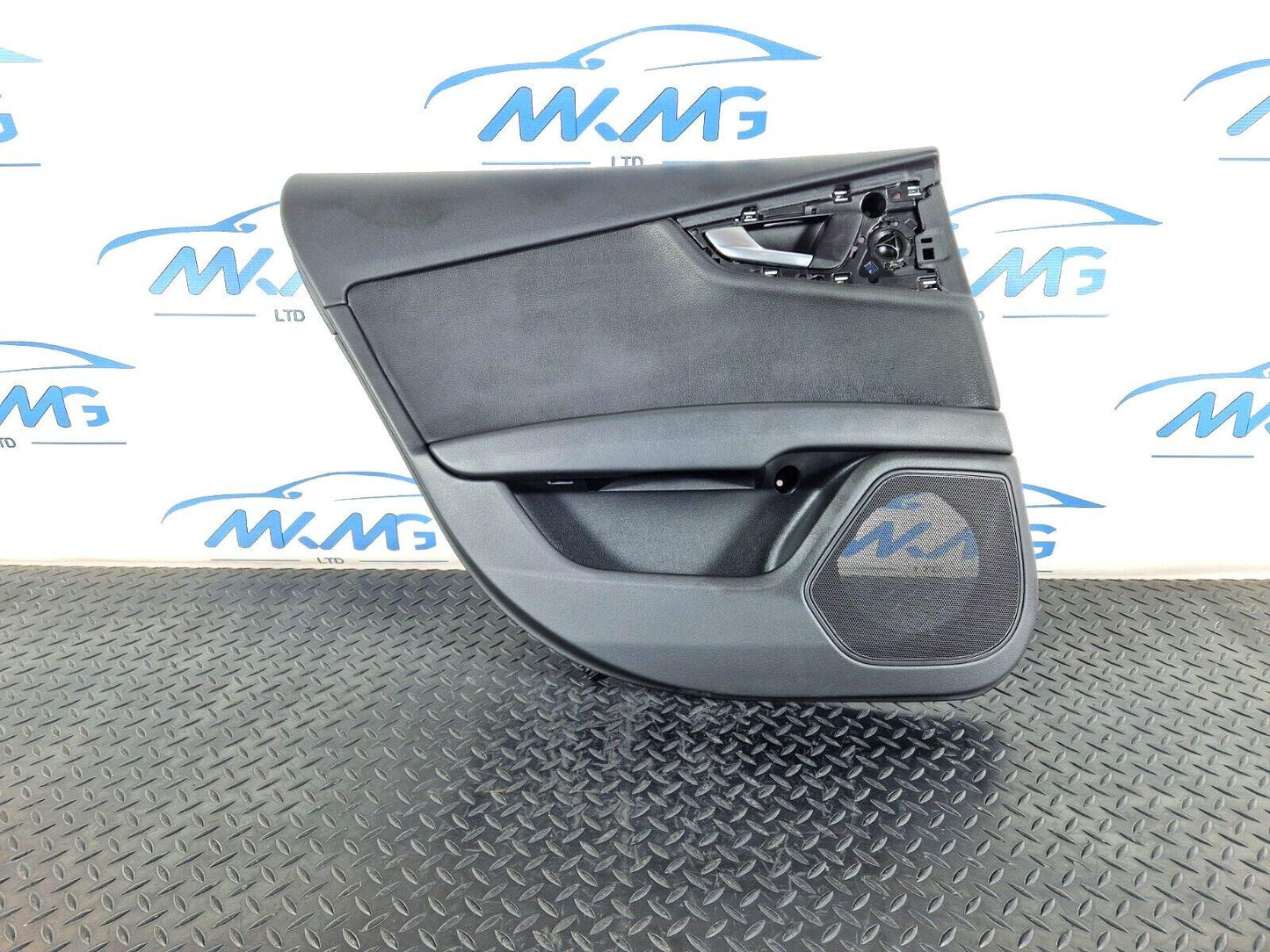 15-18 AUDI A7 4G RHD REAR LEFT PASSENGER NSR LEATHER DOOR CARD 4G8867305