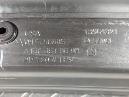 11-19 MERCEDES BENZ ML W166 GENUINE OTHER TRUNK BOOT TRIM ELEMENT A1666910008