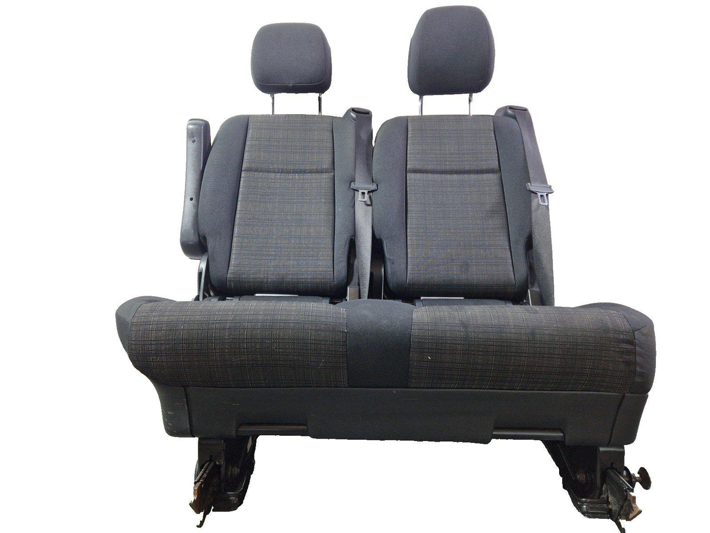 14-23 MERCEDES VITO W447 GENUINE REAR RIGHT 2ND ROW DOUBLE CLOTH SEAT