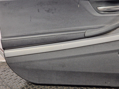 11-18 BMW 6 SERIES F13 COUPE GENUINE LEFT N/S BLACK LEATHER DOOR CARD PANEL