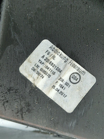 14-21 MERCEDES BENZ C300h W205 OEM DRIVER SIDE LOWER DASH TRIM COVER A2056801004