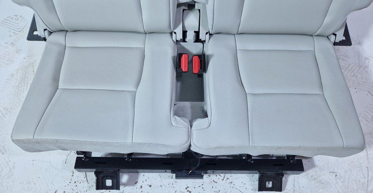 14-19 LAND ROVER L550 DISCOVERY SPORT 3RD ROW REAR SEAT SET IN GREY LEATHER