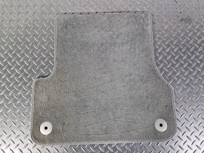 15-18 AUDI A7 4G GENUINE SET OF 2 REAR RIGHT & LEFT FLOOR BLACK MATS 4G0864450