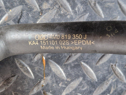 16-20 AUDI Q7 4M GENUINE WATER COOLANT PIPE 4M0819350J