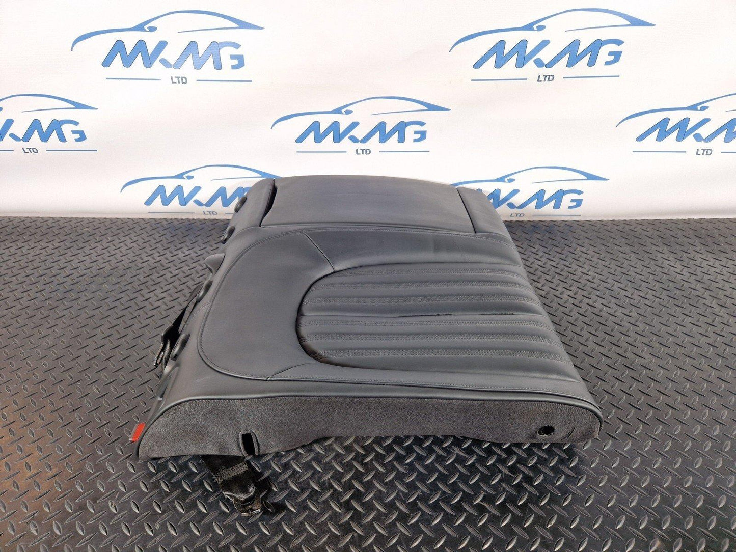 12-18 Audi A6 C7 Saloon Rear OS Right Soul Black Leather Seat Backrest 4G5885502