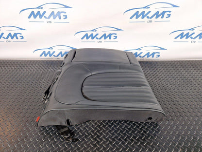 12-18 Audi A6 C7 Saloon Rear OS Right Soul Black Leather Seat Backrest 4G5885502