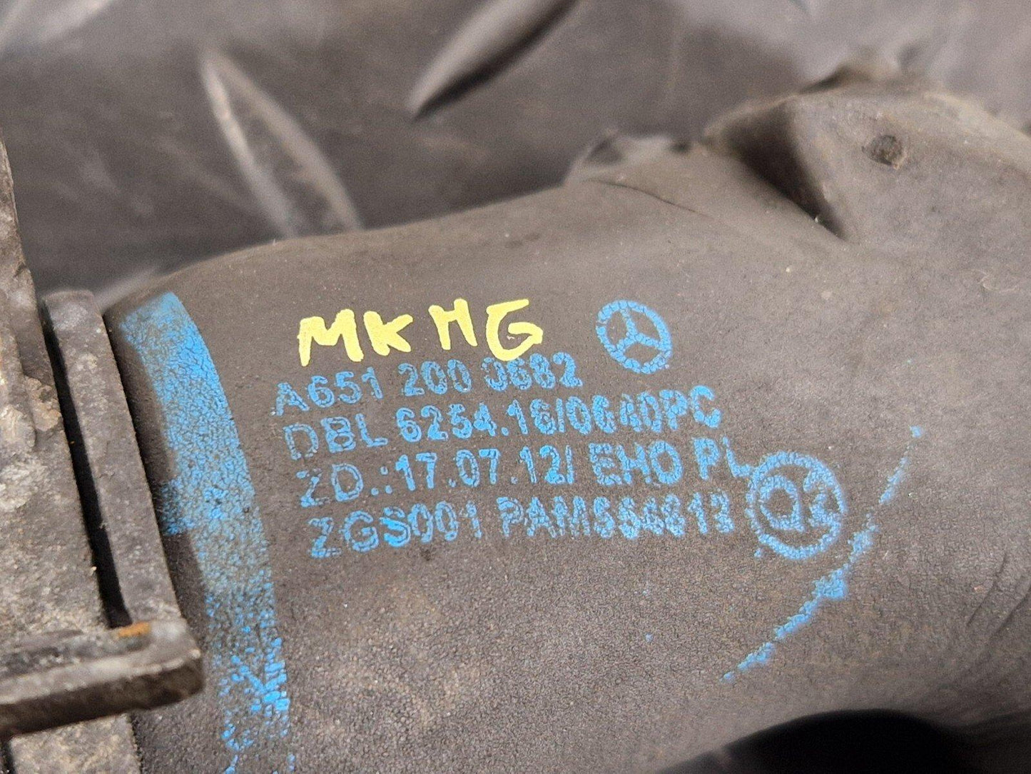 14-23 MERCEDES VITO W447 W204 W212 ENGINE COLLING WATER HOSE PIPE A6512000682