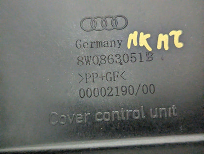 16-23 AUDI A5 F5 SPORTBACK S-LINE Centre Console Bracket Cover 8W0863051B