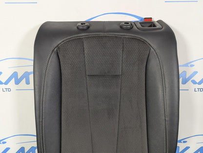 16-19 AUDI A4 B9 S-LINE OEM REAR LEFT N/S HALF BLACK HALF LEATHER SEAT BACKREST
