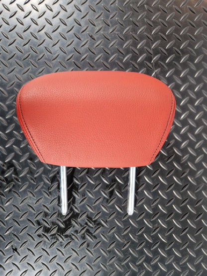 12-18 BMW 4 SERIES F36 LCI REAR LEFT/RIGHT SIDE SEAT RED LEATHER HEADREST