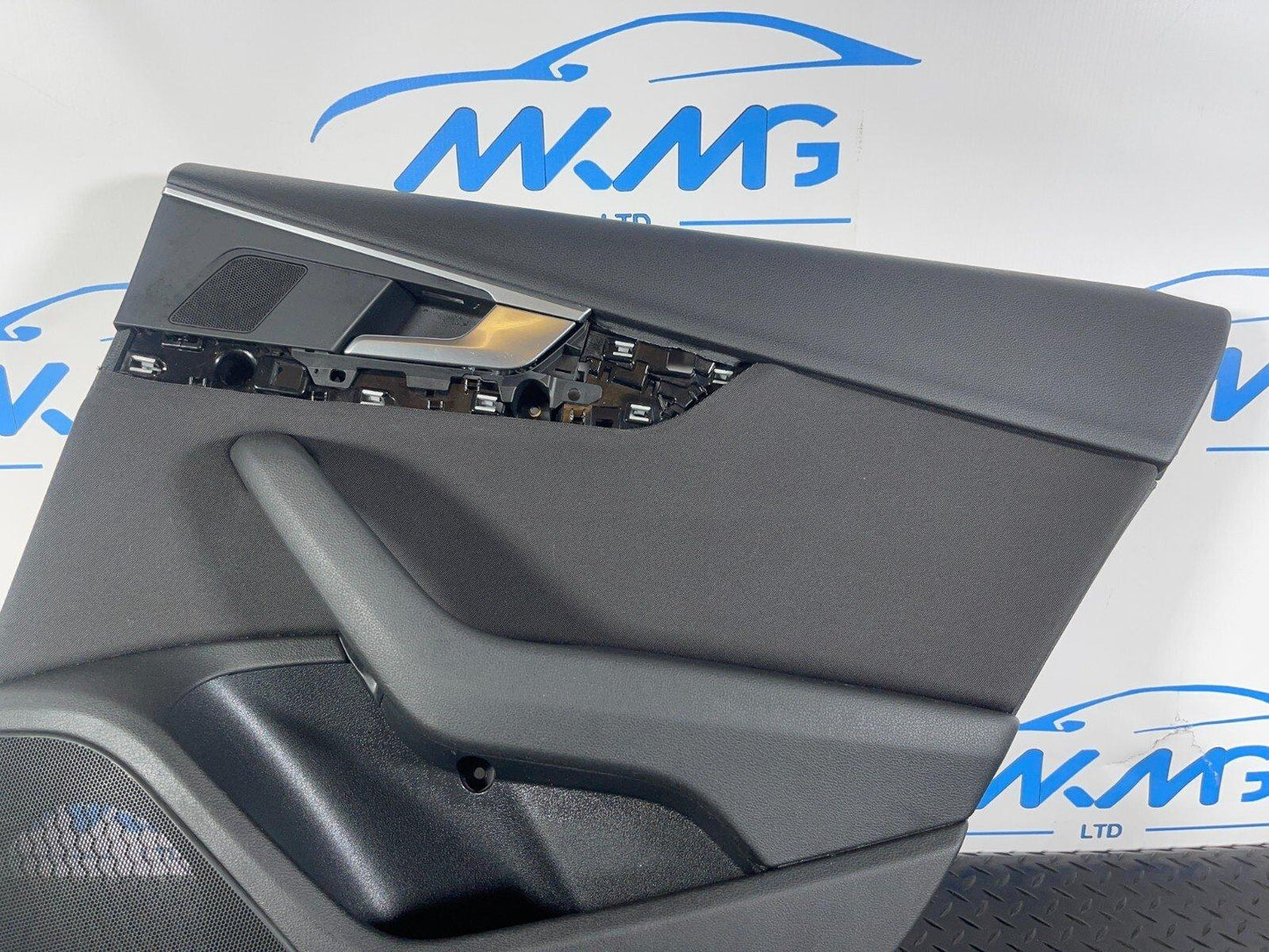 16-19 AUDI A4 B9 AVANT GENUINE REAR DRIVER SIDE FABRIC DOOR CARD 8W0867488