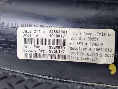 10-13 BMW X5 E70 LCI GENUINE LEFT PASSENGER SIDE FAIRING BOOT 6974239