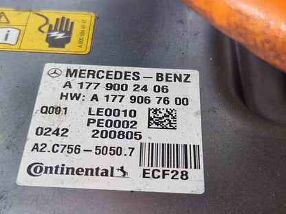 19-ON MERCEDES CLA C118 250E BATTERY CHARGER WITH CABLE A1779002406 A1775408130
