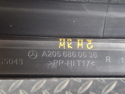 14-21 MERCEDES C200 W205 RIGHT DRIVER SIDE INNER SILL TRIM COVER A2056860636