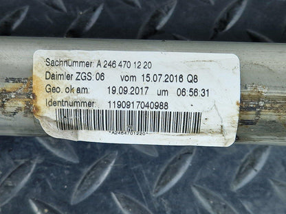 11-19 MERCEDES BENZ ML W166 OEM DIESEL FUEL FILLER NECK PIPE HOSE A2464701220