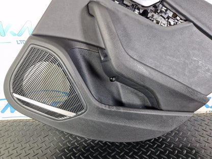 16-19 AUDI A4 AVANT B9 REAR RIGHT SIDE BLACK LEATHER DOOR CARD 8W0867488