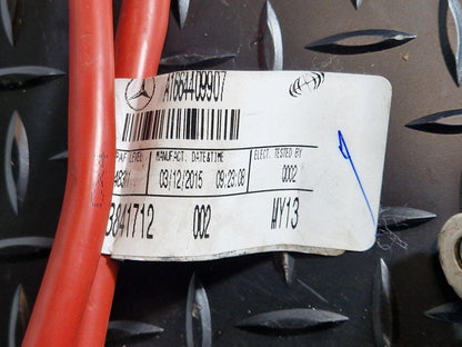 11-19 MERCEDES BENZ ML W166 PAIR POSITIVE BATTERY WIRING LOOM CABLE A1664409907