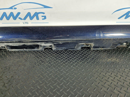 10-17 AUDI A8 4H RIGHT O/S LOWER SILL SKIRT COVER TRIM IN BLUE 4H0853860D
