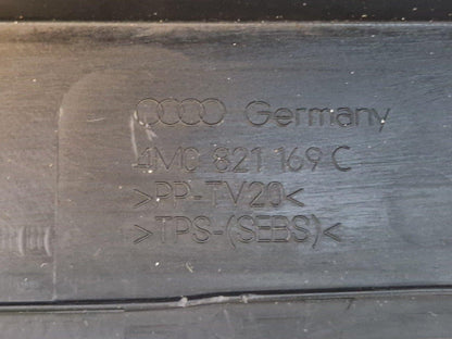 16-20 AUDI Q7 4M GENUINE OEM FRONT LEFT HOOD BONNET SEAL STRIP COVER 4M0821169C