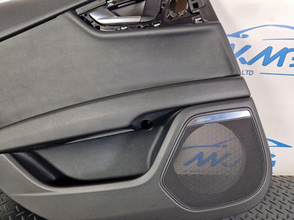 10-18 AUDI A7 4G S-LINE RHD REAR LEFT /PASSENGER NSR LEATHER DOOR CARD 4G8867305