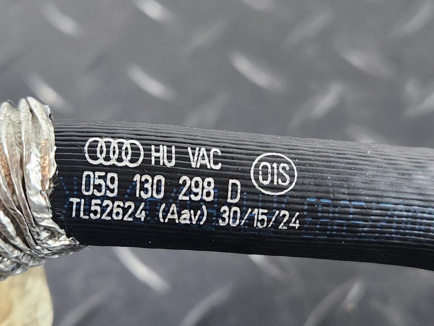 16-20 AUDI Q7 4M 3.0 TDI CRTC FUEL RETURN PRESSURE LINE PIPE 059130298