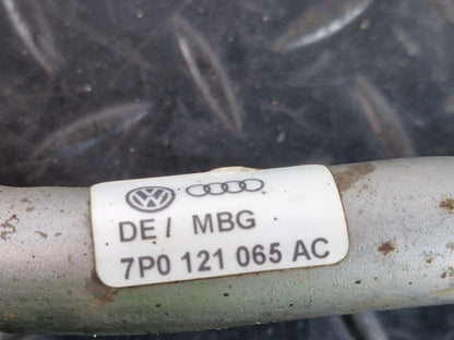 10-18 VW TOUAREG 7P CRCA DIESEL ENGINE WATER COOLANT PIPE HOSE 7P0121065AC