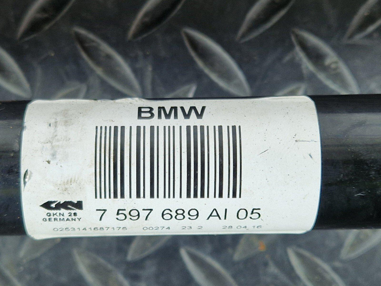12-18 BMW 3 SERIES F30 LCI GENUINE OEM REAR LEFT SIDE N/S DRIVESHAFT 7597689