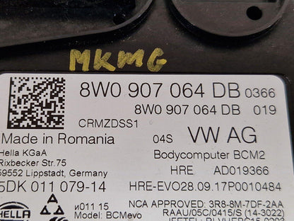 16-19 AUDI A4 B9 GENUINE OEM BCM BODY CONTROL MODULE ECU 8W0907064DB