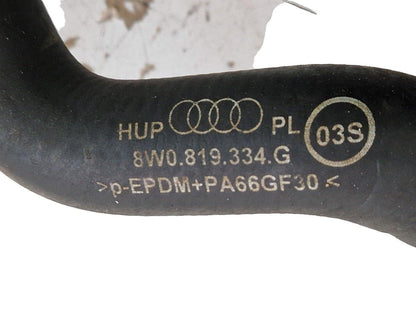 16-19 AUDI A4 B9 OEM SPORT RADIATOR LOWER COOLANT RUBBER PIPE HOSE 8E0122293C