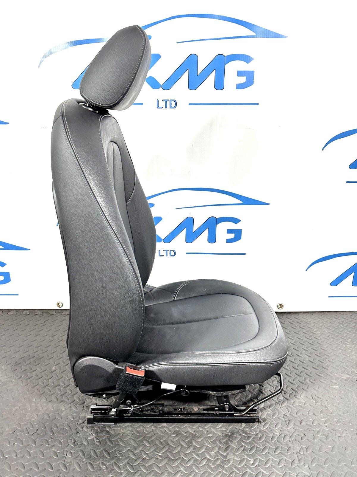16-22 BMW X1 F48 GENUINE FRONT LEFT PASSENGER SIDE BLACK LEATHER SEAT (HEATED)