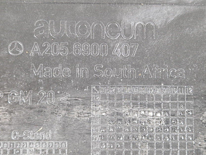 14-21 MERCEDES BENZ W205 REAR RIGHT DRIVER SIDE O/S UNDERBODY COVER A2056900407