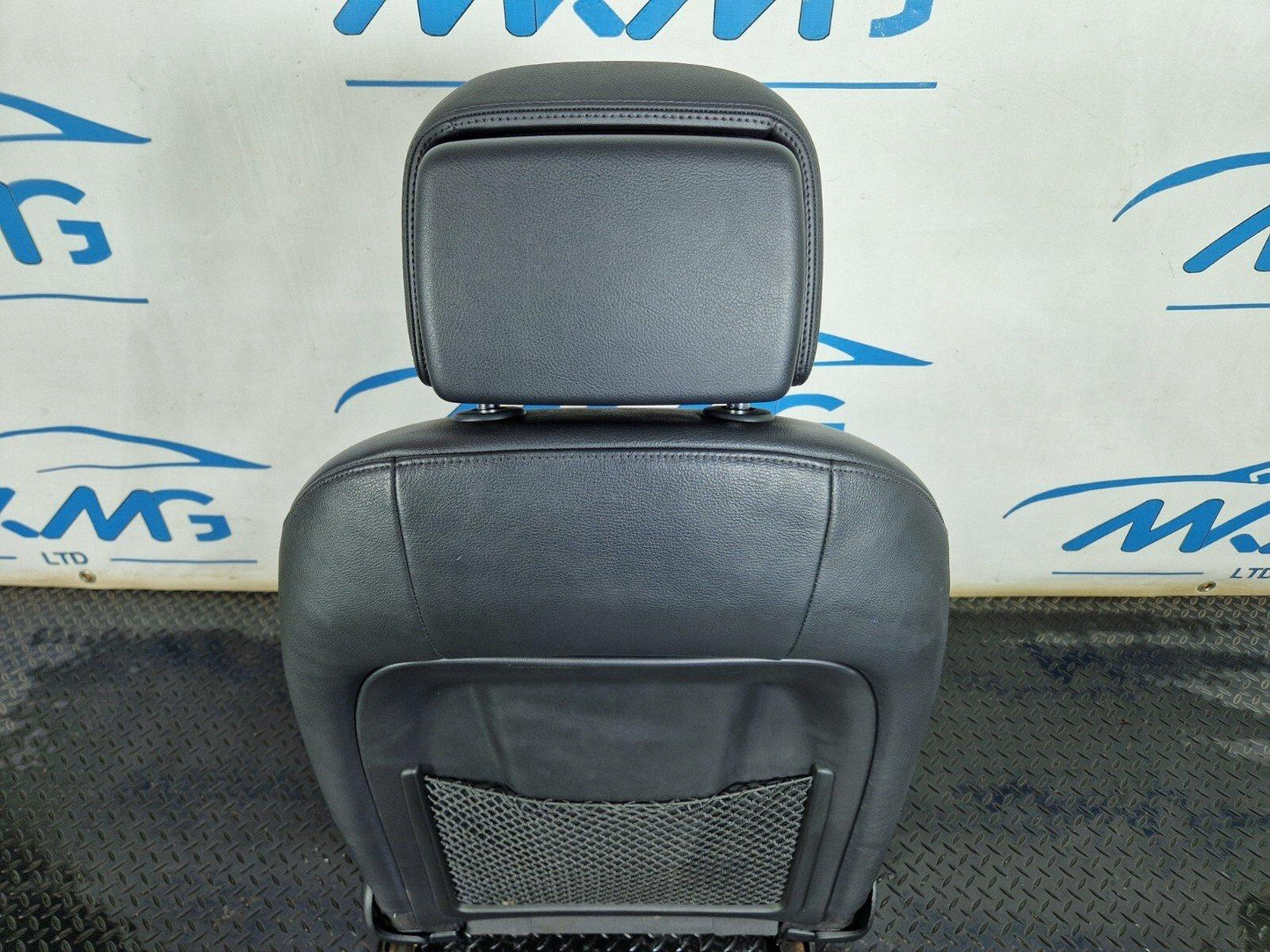 15-18 AUDI A7 4G FRONT LEFT N/S PASSENGER BLACK LEATHER ELECTRIC MEMORY SEAT
