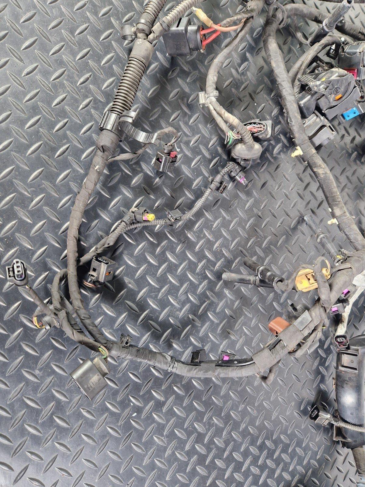 15-18 AUDI A7 4G GENUINE OEM ENGINE WIRING LOOM HARNESS 4G2971845C