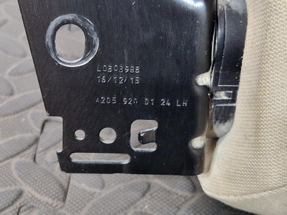 14-21 MERCEDES BENZ C CLASS W205 REAR LEFT N/S LEATHER SEAT BACKREST BEIGE