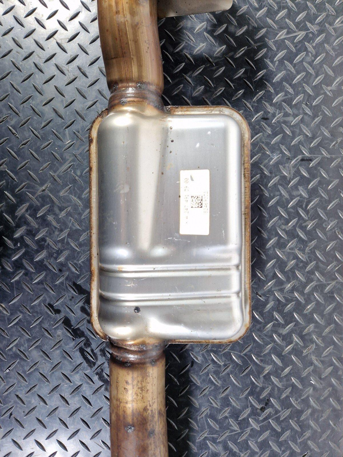 14-21 MERCEDES BENZ C300h W205 REAR EXHAUST PIPE A2474913900