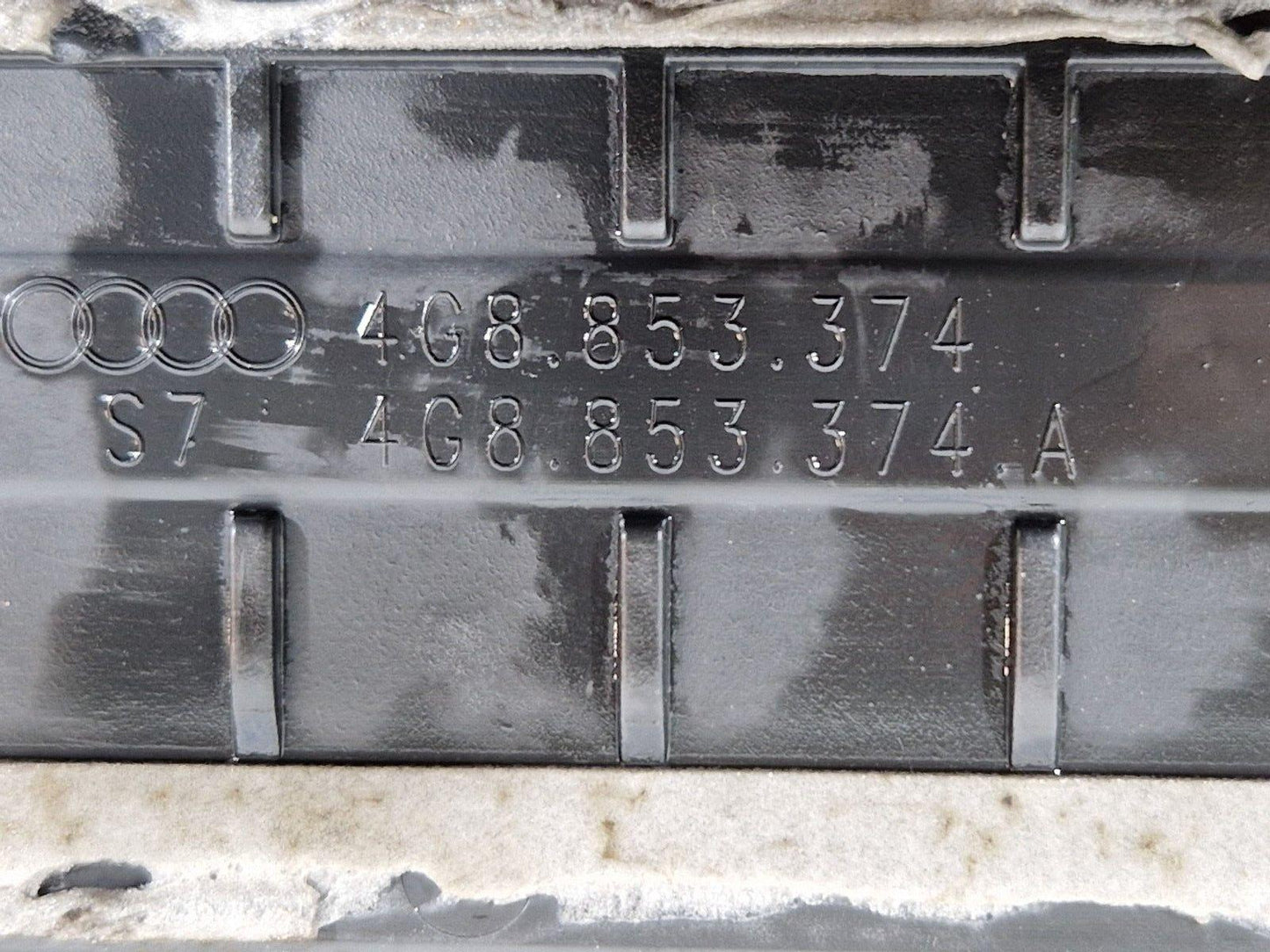 10-18 AUDI A7 4G S-LINE GENUINE OEM RIGHT FRONT ENTRY STRIP 4G8853374