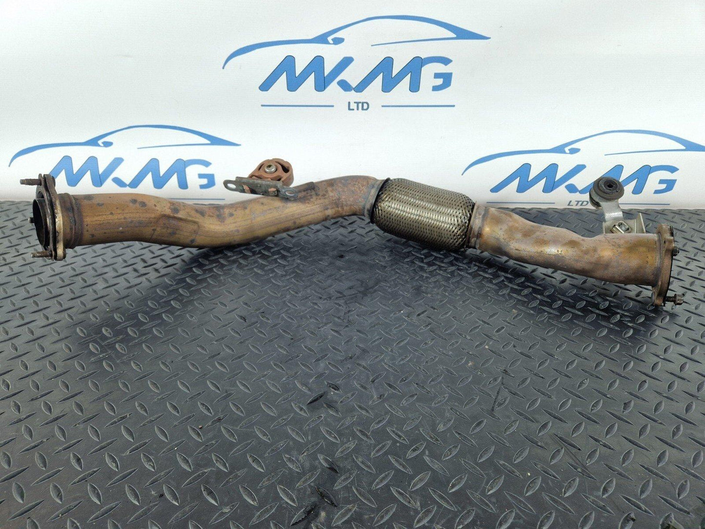 15-18 AUDI A7 4G GENUINE OEM FRONT EXHAUST PIPE 4G0253350H