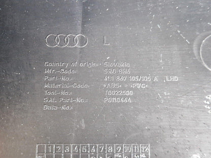 10-15 AUDI Q7 4L GENUINE OEM FRONT LEFT PASSENGER SIDE DOOR CARD PANEL 4L1867105