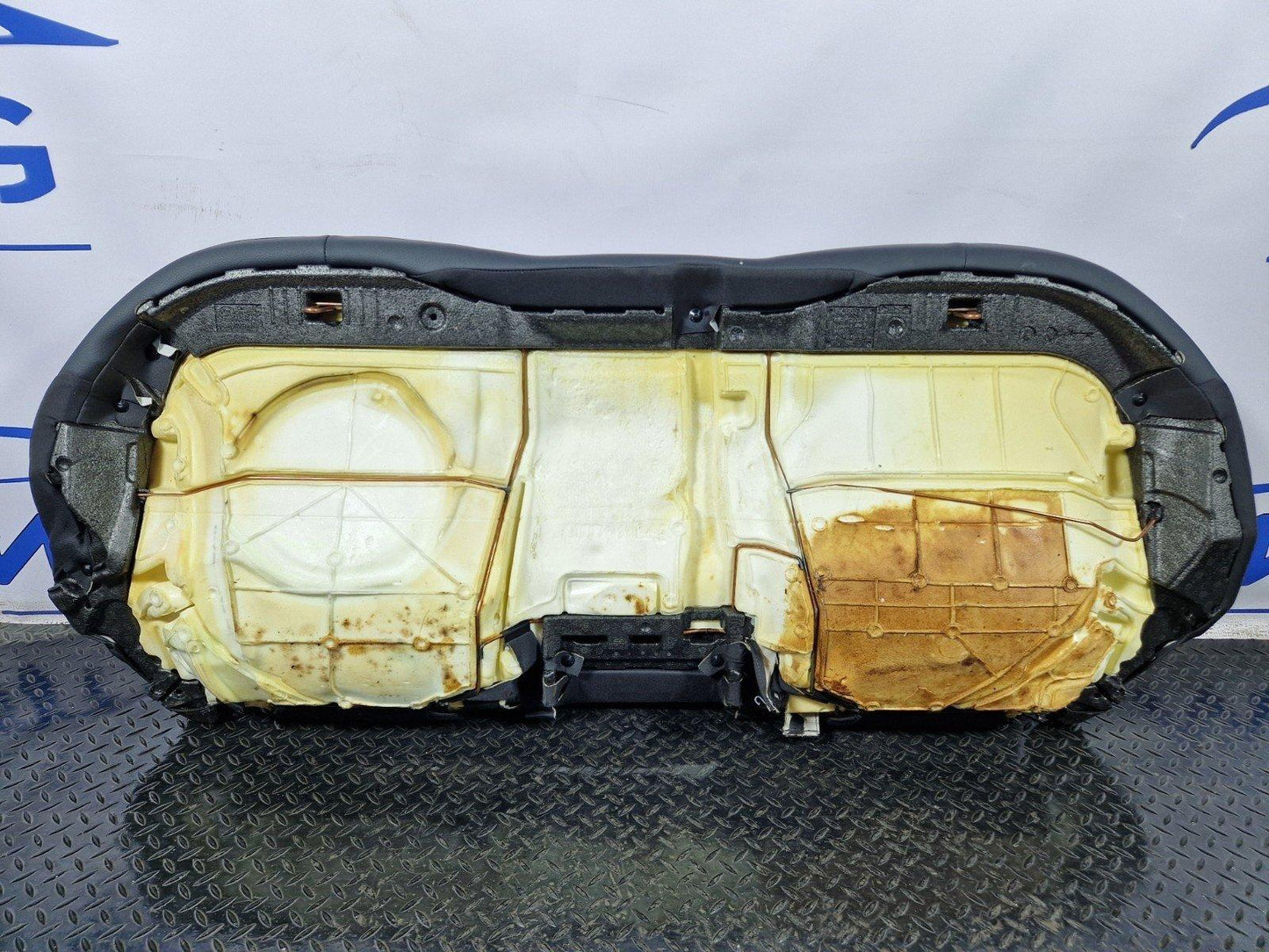 16-19 AUDI A4 B9 OEM REAR BLACK LEATHER SEAT BENCH / BASE 8W0885375A 8W0885283A