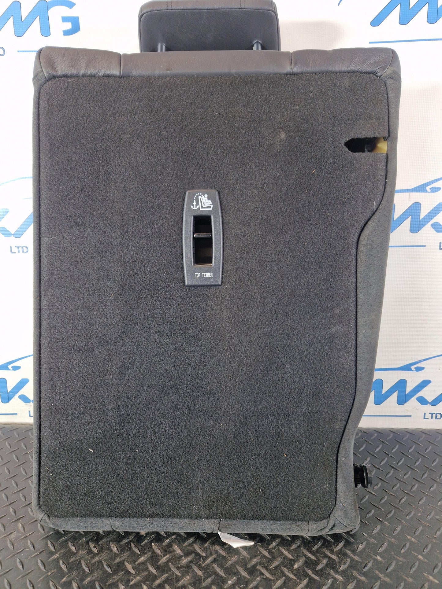19-ON RANGE ROVER EVOQUE L551 REAR RIGHT O/S/R BLACK LEATHER SEAT BACKREST