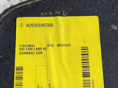 Mercedes-Benz W205 Genuine Right O/S Boot Trunk Floor Cover Trim A2056840206