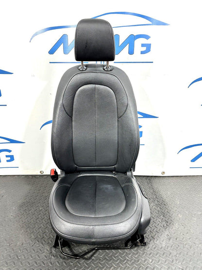 16-22 BMW X1 F48 GENUINE FRONT LEFT PASSENGER SIDE BLACK LEATHER SEAT (HEATED)