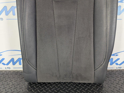 16-19 AUDI A4 B9 S-LINE OEM REAR LEFT N/S HALF BLACK HALF LEATHER SEAT BACKREST