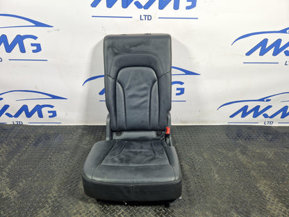 AUDI Q5 8R BLACK LEATHER DRIVERS RIGHT REAR LEATHER SEAT
